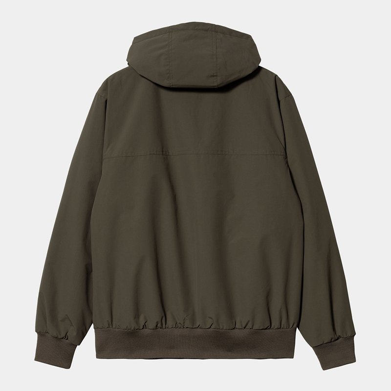 Olive Men Carhartt Hooded Sail Jackets | IEC-376509