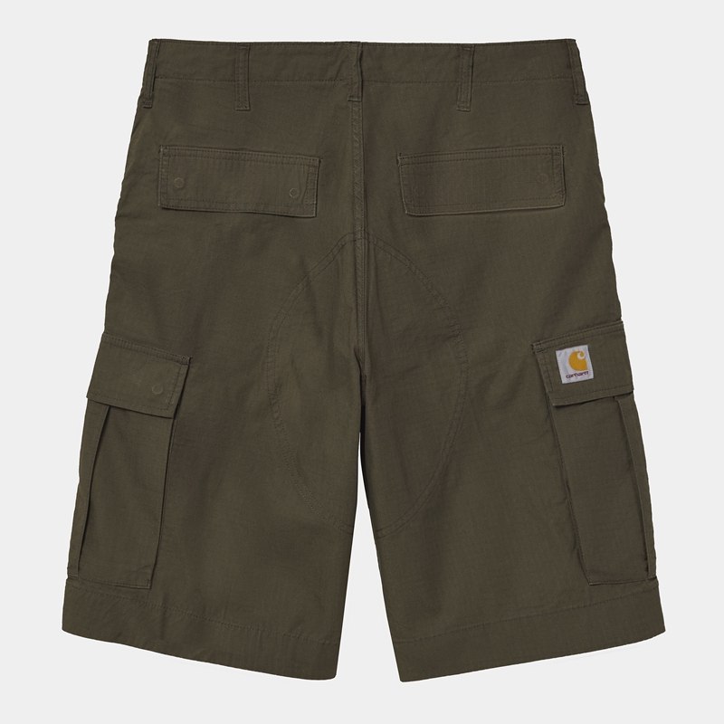 Olive Men Carhartt Regular Cargo Shorts | NRB-497263