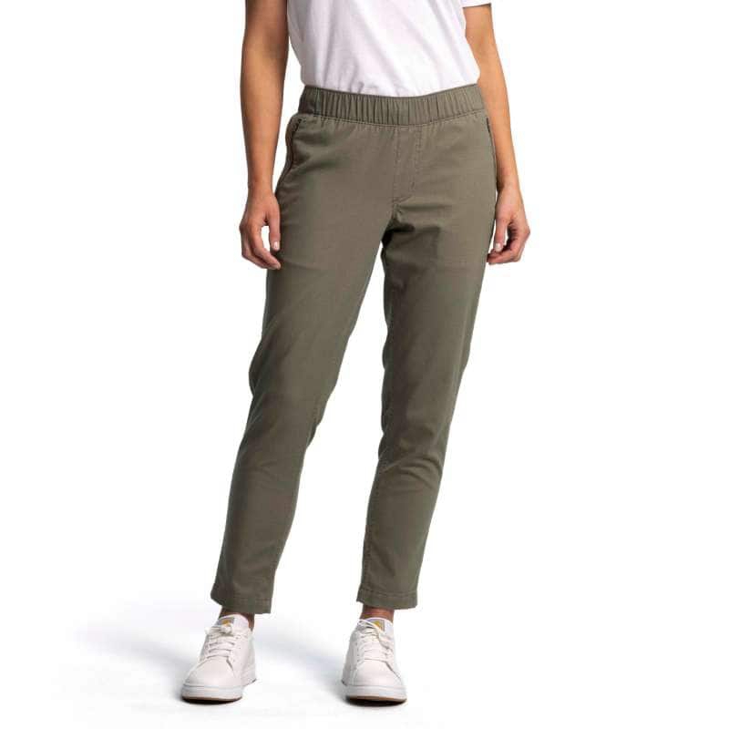 Olive Women Carhartt Force® Relaxed Fit Ripstop Work Pants | WQX-724513