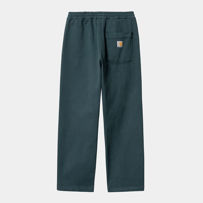 Peacock Blue Men Carhartt Floyde Pants | ZDE-275039