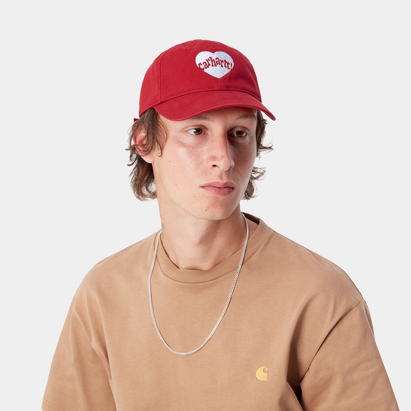 Red Men Carhartt Amour Hats | FAB-278603