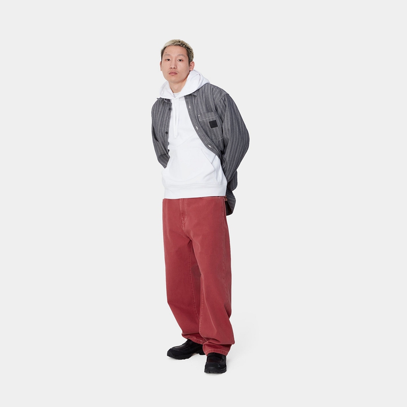 Red Men Carhartt Landon Pants | MIF-435087