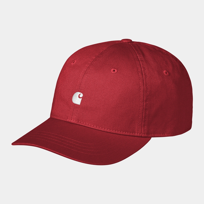 Red Men Carhartt Madison Logo Hats | MEU-425106