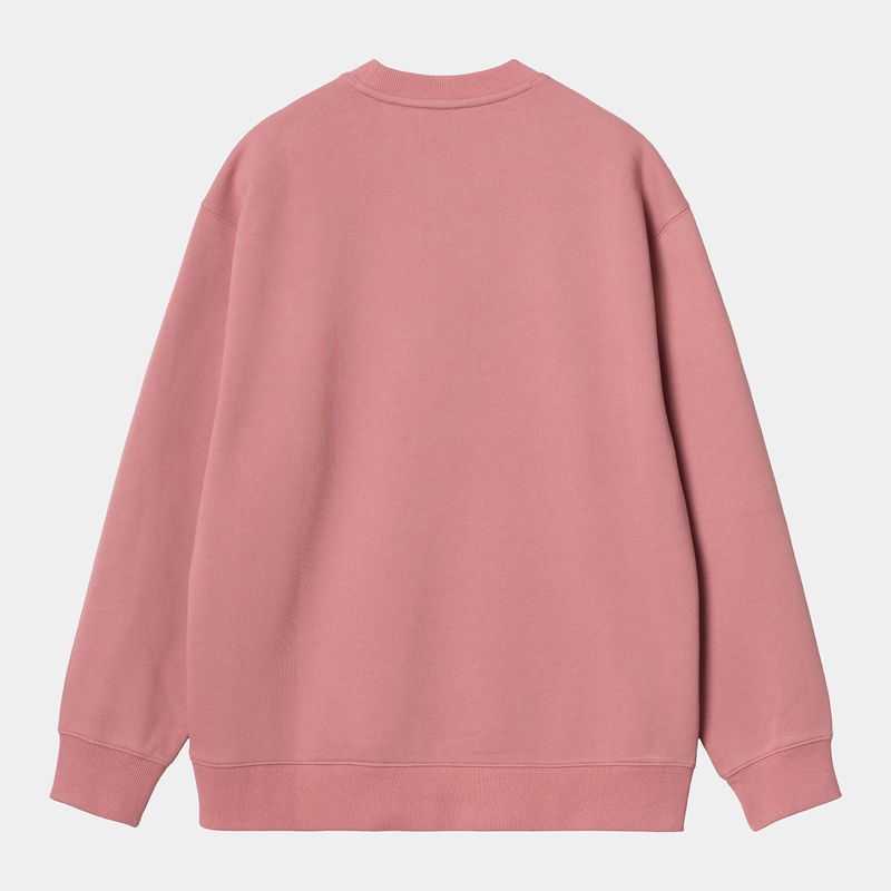 Rose Women Carhartt W' Sweatshirt | YBD-284731