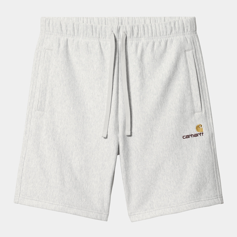 White Men Carhartt American Script Shorts | QOE-301948