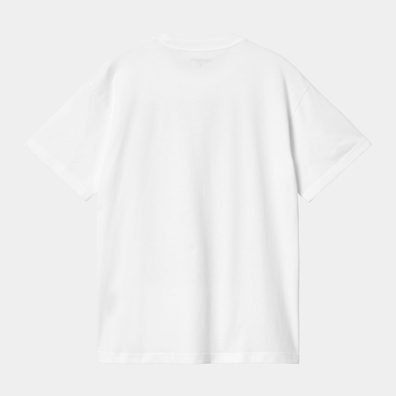 White Men Carhartt BIB T-Shirt | ZAN-709134