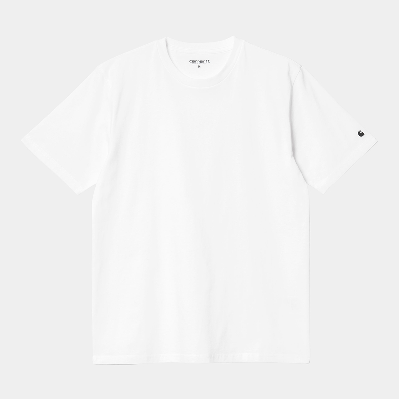 White Men Carhartt Base T-Shirt | JKH-597240