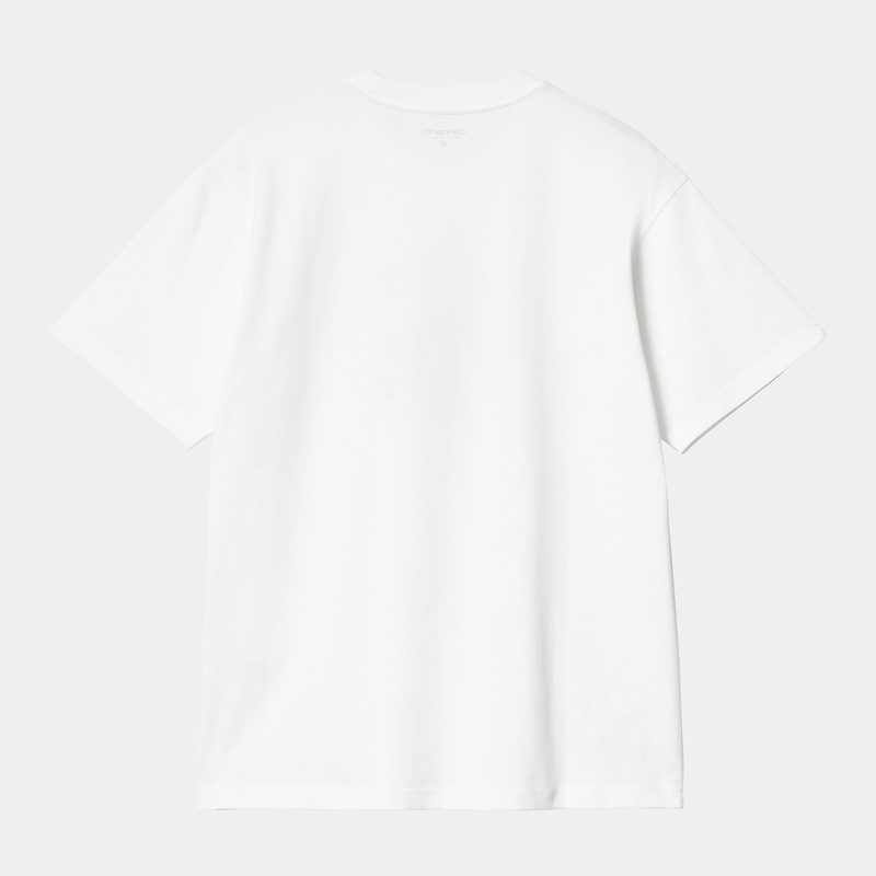 White Men Carhartt Basics T-Shirt | QFL-715468