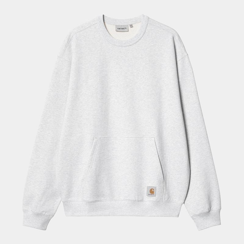 White Men Carhartt Billy Sweatshirt | SED-640913