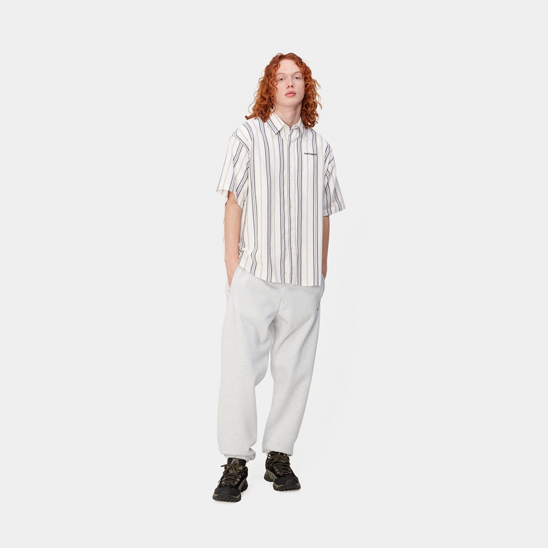 White Men Carhartt Chase Pants | AVN-980721