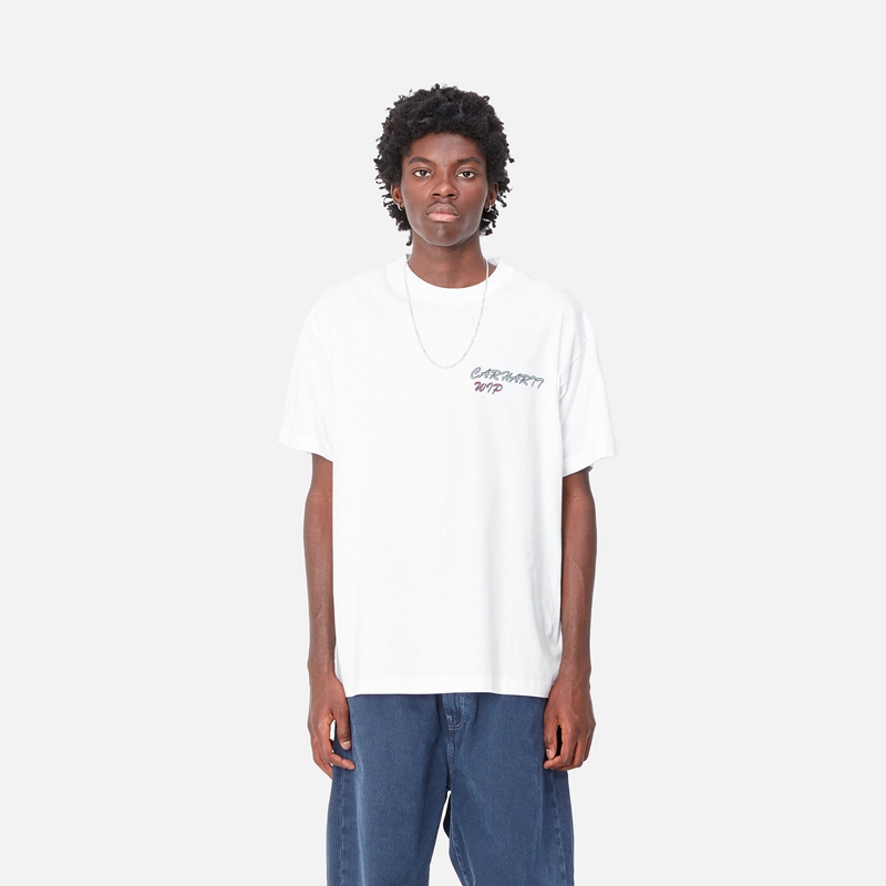 White Men Carhartt Gelato T-Shirt | GNI-618452