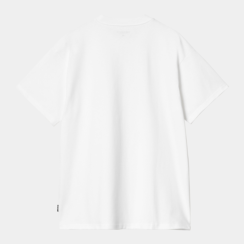 White Men Carhartt Heart Train Pocket T-Shirt | AXE-129704