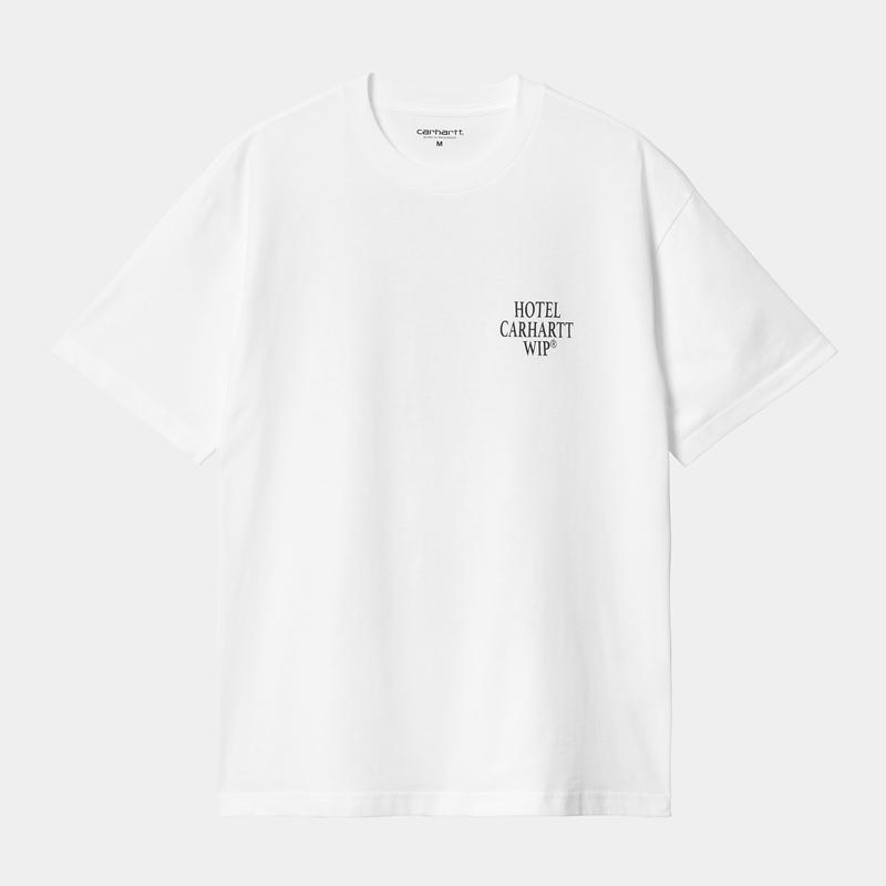 White Men Carhartt Hotel Keys T-Shirt | JSF-173892