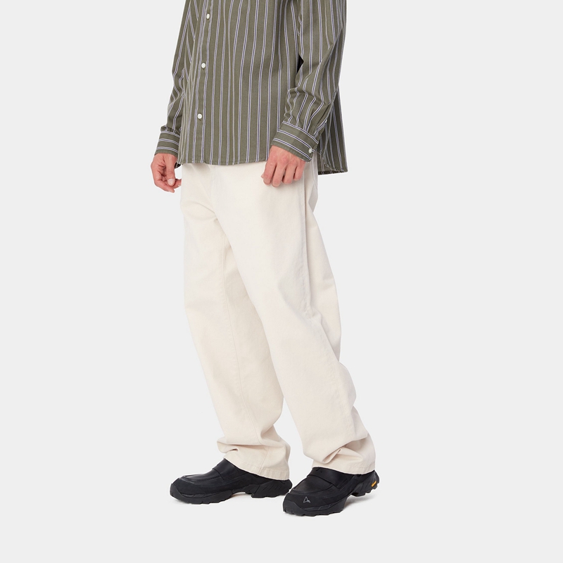 White Men Carhartt Landon Pants | KBN-470683