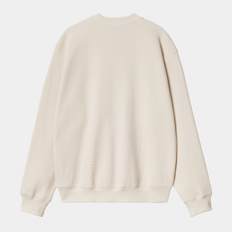 White Men Carhartt Main Basics Sweatshirt | KSZ-758230