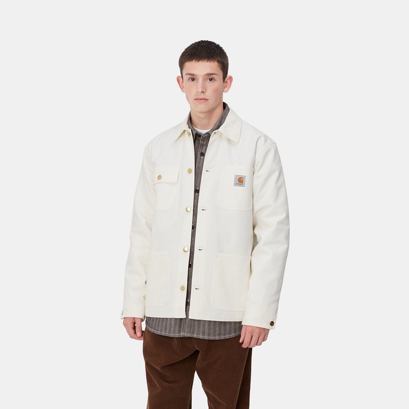 White Men Carhartt Michigan Winter Jackets | CGO-693701