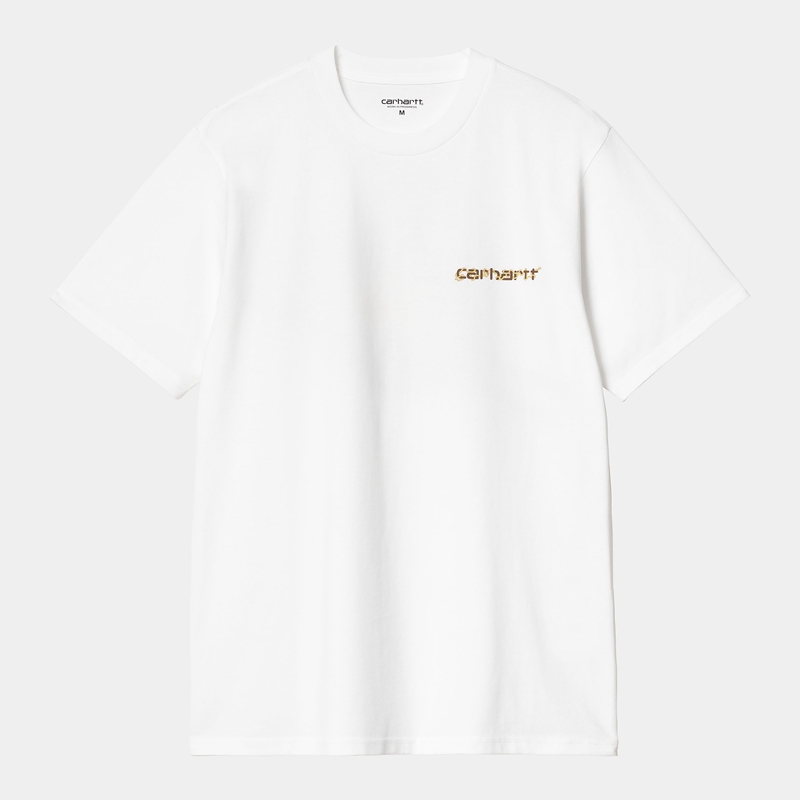 White Men Carhartt Noodle Soup T-Shirt | VNQ-704823