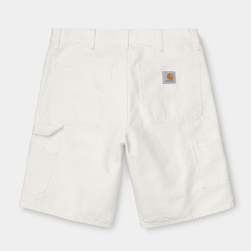 White Men Carhartt Single Knee Shorts | RZG-234687