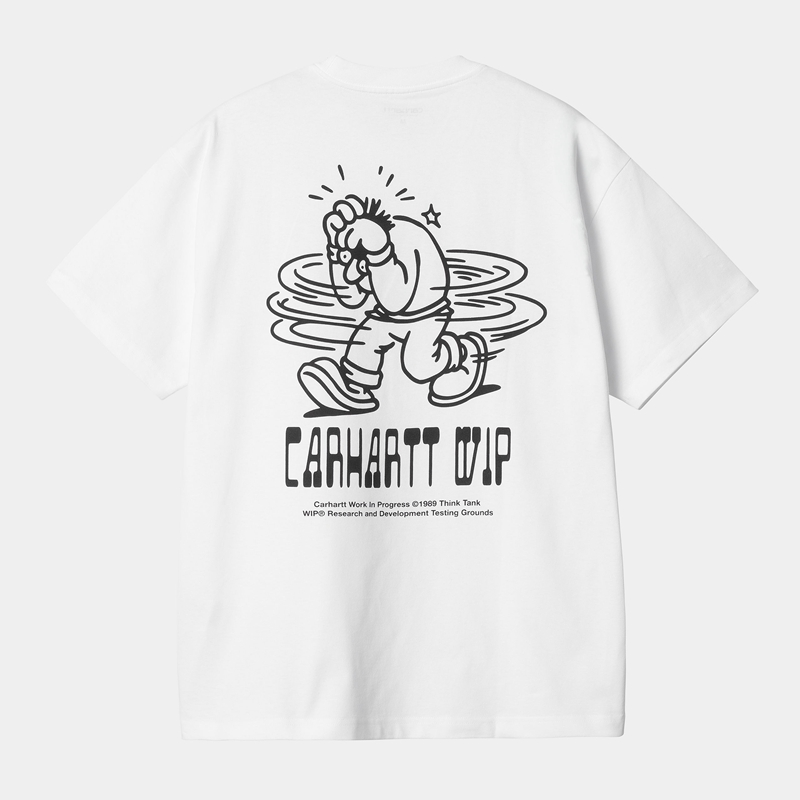 White Men Carhartt Think Tank T-Shirt | OCV-497213