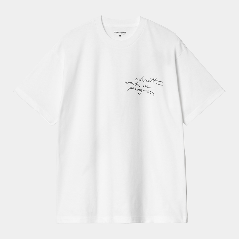 White Men Carhartt WIP Pencil T-Shirt | YAU-953206