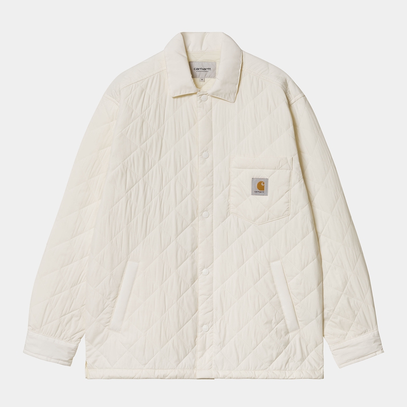 White Men Carhartt Wadeson Shirt Jackets | OVG-435128