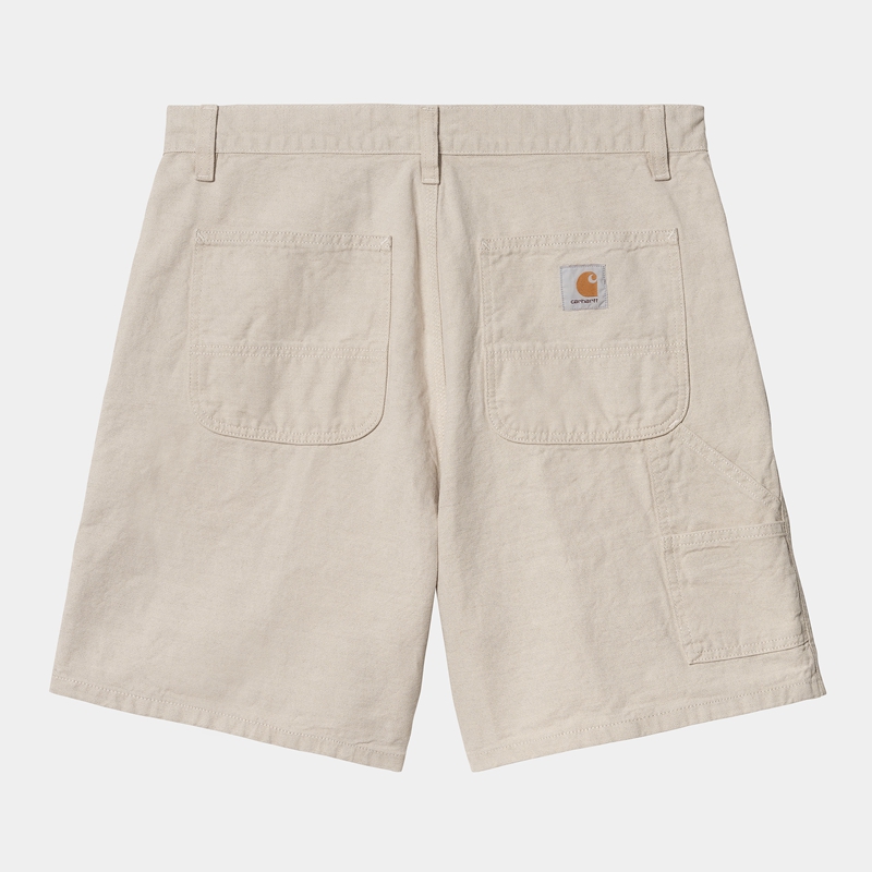 White Men Carhartt Walter Single Knee Shorts | WLM-140785