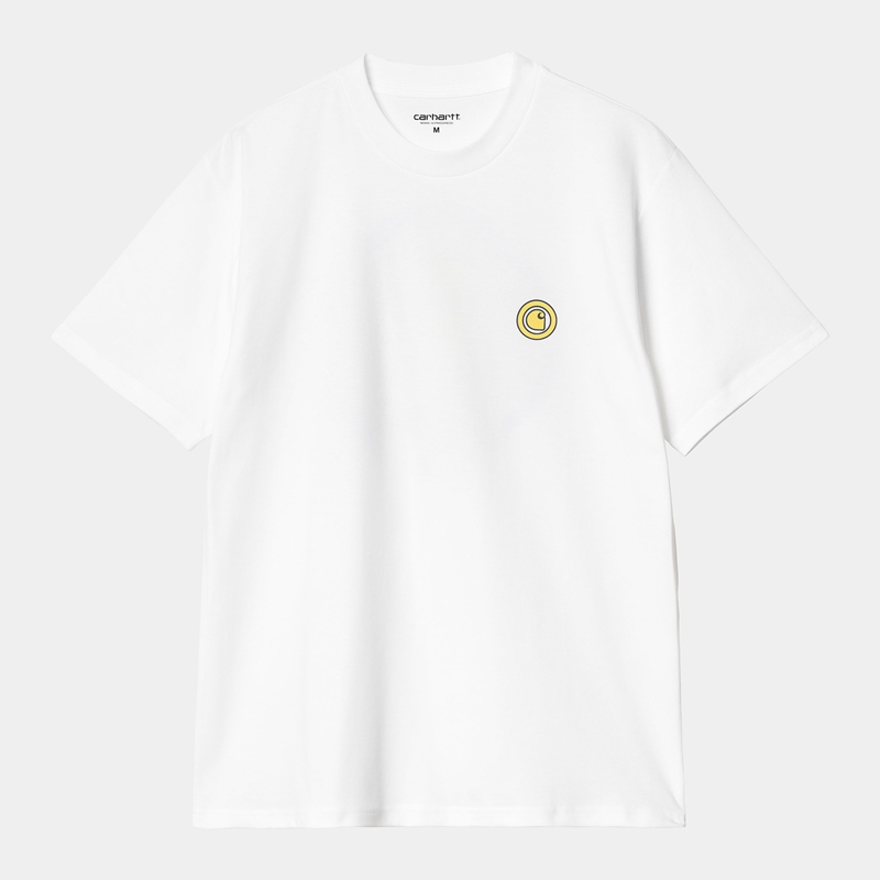 White Men Carhartt Zipper T-Shirt | FMI-735148