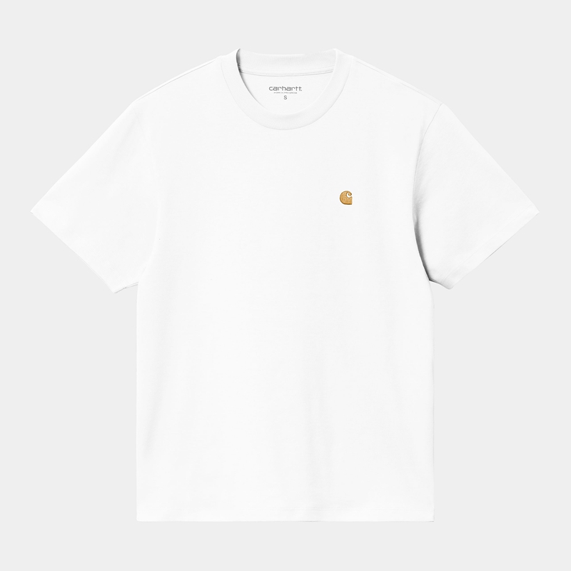 White Women Carhartt Chase T-Shirt | ELS-253697