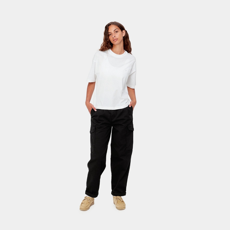 White Women Carhartt Chester T-Shirt | OFE-592738