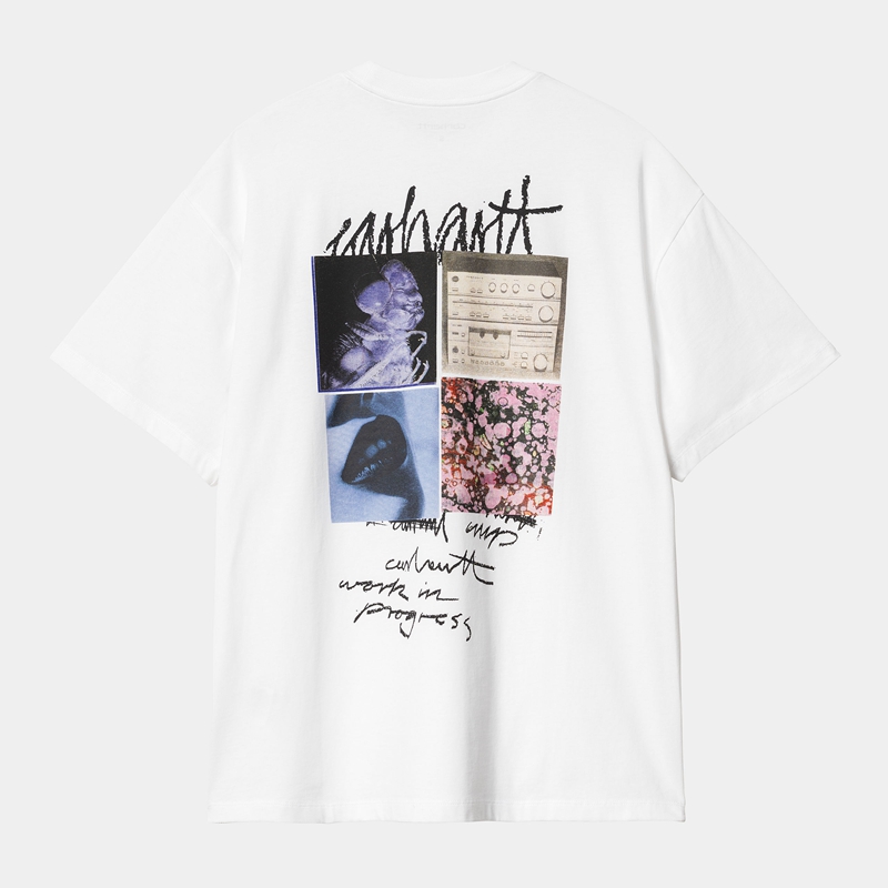 White Women Carhartt Immerse T-Shirt | EYU-294836