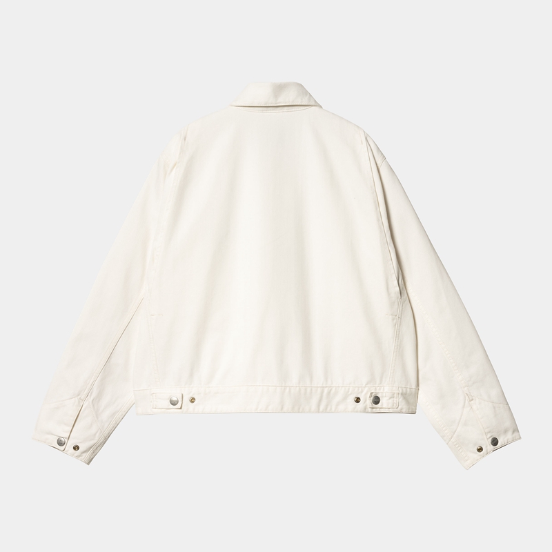 White Women Carhartt Norris Jackets | FHT-192756