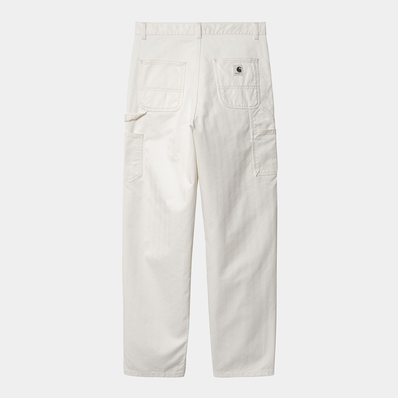 White Women Carhartt Norris Single Knee Pants | RWQ-302469