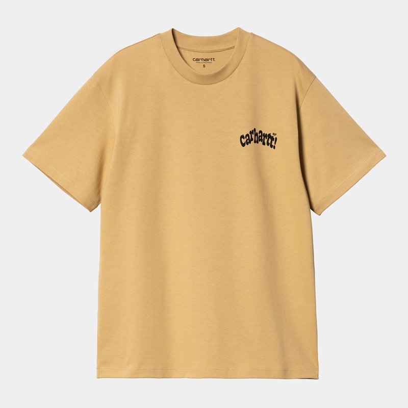 Yellow Women Carhartt Amour T-Shirt | YRA-320857